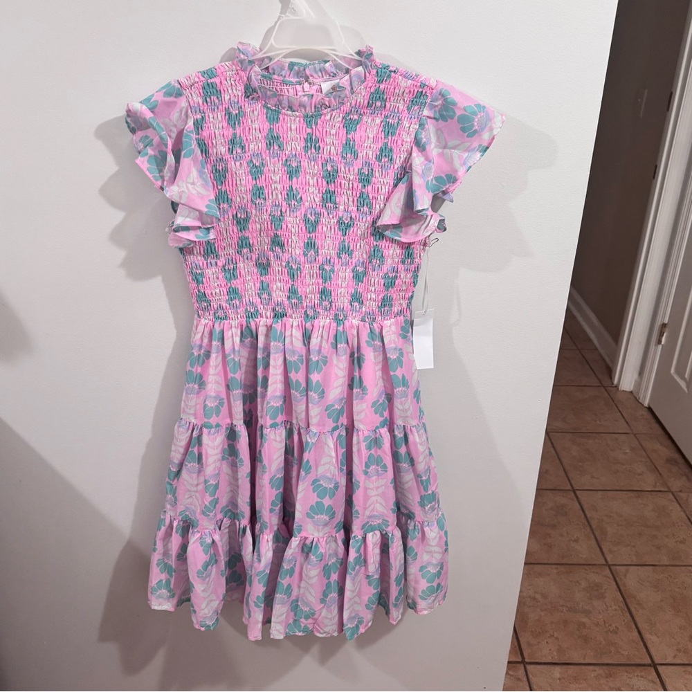 NWT J. Marie Reagan Ruched  Short Sleeve Dress Size Medium - Picture 2 of 5